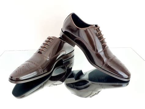 Versace Collection Leather Brogues 